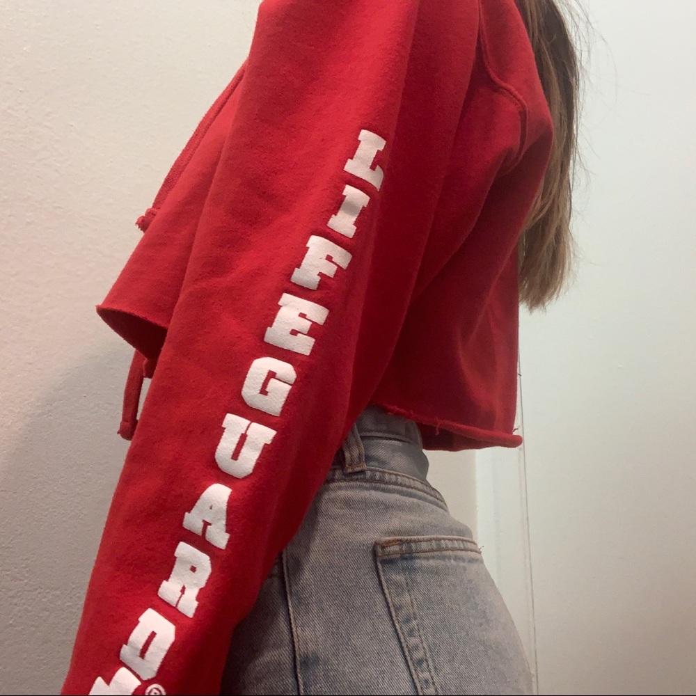 Santa Monica cropped lifeguard sweater